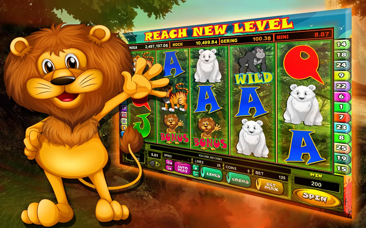 Mega Moolah slot — lejon-wild och savann-tema