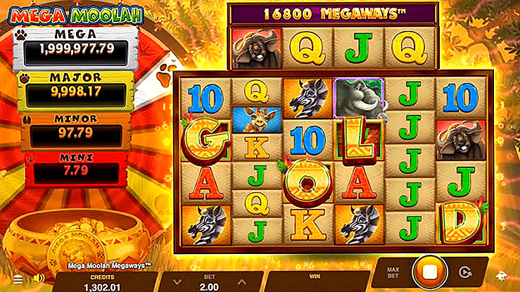 Mega Moolah Megaways spelplan